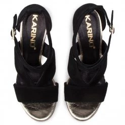 Mules Et Sandales Sandales KARINO - 2804/003-P Noir Noir -G-Shock Soldes Magasin 0000201114711 05 sw