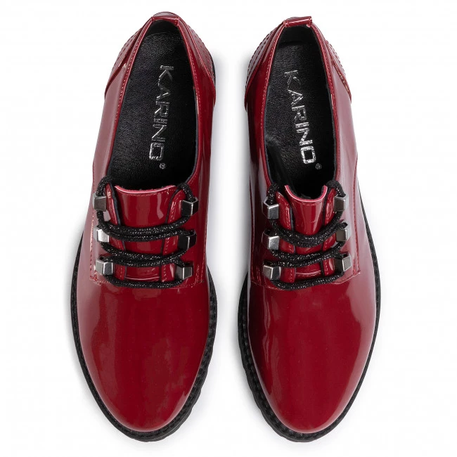 Chaussures Basses Richelieus & Derbies KARINO - 3293/009-P Bordo Bordeaux 7 Chaussures Basses Richelieus & Derbies KARINO - 3293/009-P Bordo Bordeaux – Image 5