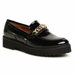 Chaussures Basses Loafers KARINO - 3490/090-P Czarny Lakier Noir