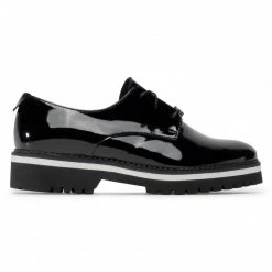 Chaussures Basses Richelieus & Derbies KARINO - 3519/090-P Czarny/Lakier Noir -G-Shock Soldes Magasin 0000207769601 02 rz