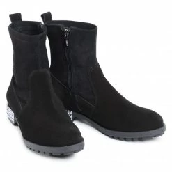 Bottes Et Autres Bottines KARINO - 3581/003-P Czarny/Welur Noir -G-Shock Soldes Magasin 0000207770140 03 rz