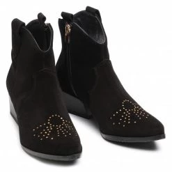 Bottes Et Autres Bottines KARINO - 3592/003-P Czarna Noir -G-Shock Soldes Magasin 0000208272032 06 rz