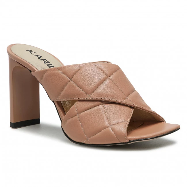 Mules Et Sandales Mules / Sandales De Bain KARINO - 3701-007-P Jasny Brąz Rose 3 Mules Et Sandales Mules / Sandales De Bain KARINO - 3701-007-P Jasny Brąz Rose