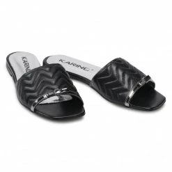 Mules Et Sandales Mules / Sandales De Bain KARINO - 3707/076-P Czarny Noir -G-Shock Soldes Magasin 0000208282499 03 rz