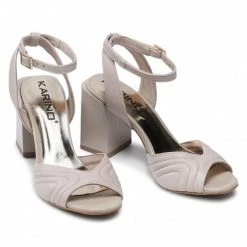 Mules Et Sandales Sandales KARINO - 3712/001-P Beż Beige -G-Shock Soldes Magasin 0000208282543 03 rz