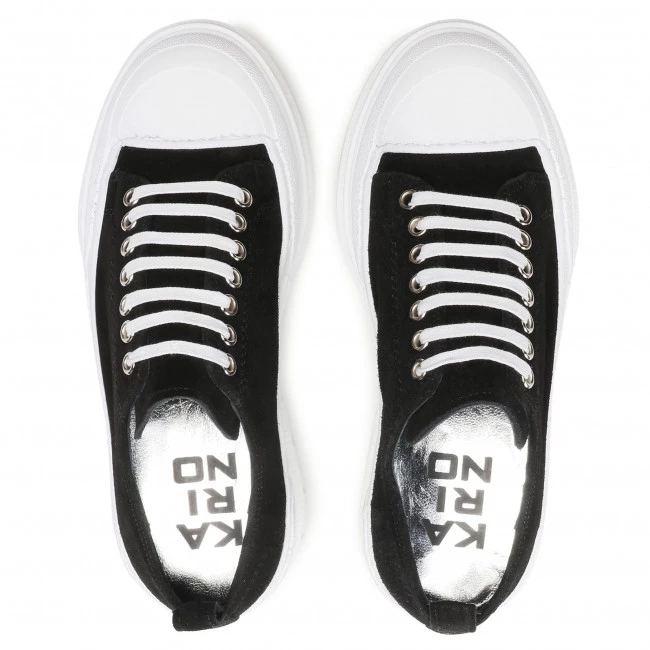 Chaussures Basses KARINO - 3901/003-P Czarny/Welur Noir 8 Chaussures Basses KARINO - 3901/003-P Czarny/Welur Noir – Image 6
