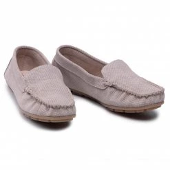 Chaussures Basses Mocassins KARINO - 3910/075-P Beż/Kropka Biała Beige -G-Shock Soldes Magasin 0000208672795 05 ks