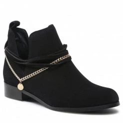 Bottes Et Autres Bottines KARINO - 3737/126-P Czarny Welur Noir