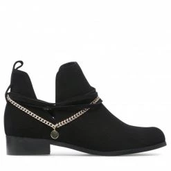 Bottes Et Autres Bottines KARINO - 3737/126-P Czarny Welur Noir -G-Shock Soldes Magasin 0000209210354 07 rz 1