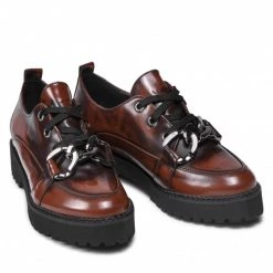 Chaussures Basses Richelieus & Derbies KARINO - 3904/015-P Ciemny Brąz Marron -G-Shock Soldes Magasin 0000209210491 03 rz 1