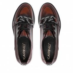 Chaussures Basses Richelieus & Derbies KARINO - 3904/015-P Ciemny Brąz Marron -G-Shock Soldes Magasin 0000209210491 05 rz