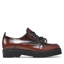 Chaussures Basses Richelieus & Derbies KARINO - 3904/015-P Ciemny Brąz Marron -G-Shock Soldes Magasin 0000209210491 07 rz