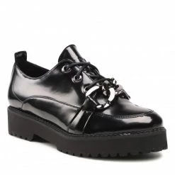 G-Shock Soldes Magasin 30 Chaussures Basses Richelieus & Derbies KARINO - 3904/090-P Czarny/Lakier Mat Noir