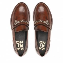 Chaussures Basses KARINO - 3938/015-P Ciemny Brąz Marron -G-Shock Soldes Magasin 0000209210569 06 rz