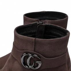 Bottes Et Autres Bottines KARINO - 3851/015-F Brąz Marron -G-Shock Soldes Magasin 0000209211016 03 rz