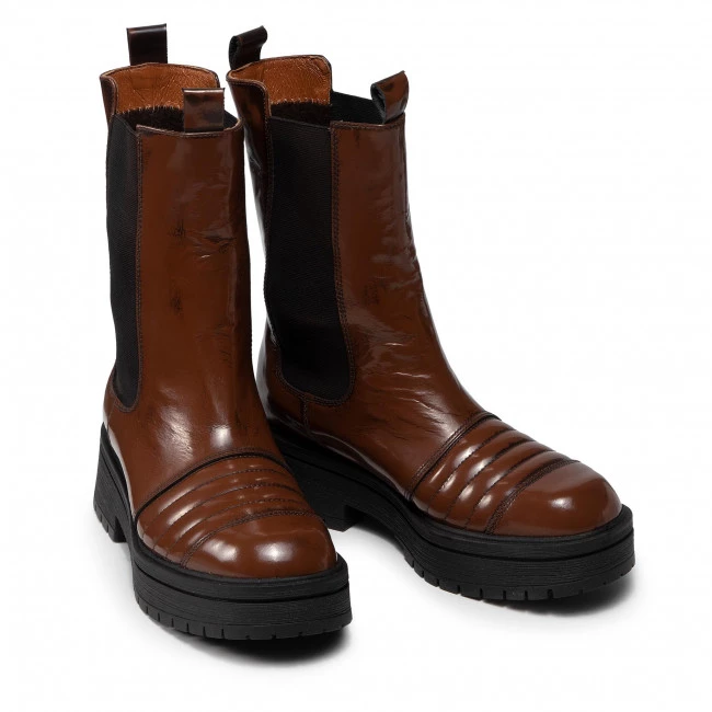 Bottes Et Autres Bottines KARINO - 3863/015-F Brąz Marron 7 Bottes Et Autres Bottines KARINO - 3863/015-F Brąz Marron – Image 5