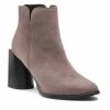 Bottes Et Autres Bottines KARINO - 3921/000-P Ciemny Beż Gris