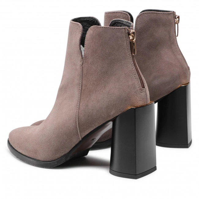 Bottes Et Autres Bottines KARINO - 3921/000-P Ciemny Beż Gris 5 Bottes Et Autres Bottines KARINO - 3921/000-P Ciemny Beż Gris – Image 3