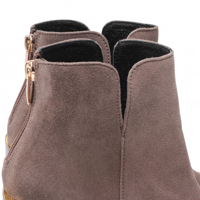 Bottes Et Autres Bottines KARINO - 3921/000-P Ciemny Beż Gris 8 Bottes Et Autres Bottines KARINO - 3921/000-P Ciemny Beż Gris – Image 6