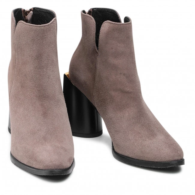 Bottes Et Autres Bottines KARINO - 3921/000-P Ciemny Beż Gris 7 Bottes Et Autres Bottines KARINO - 3921/000-P Ciemny Beż Gris – Image 5