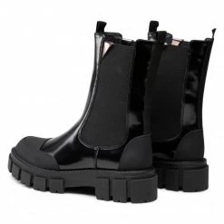 Bottes Et Autres Bottines Chelsea KARINO - 3924/090-F Czarny/Lakier Noir -G-Shock Soldes Magasin 0000209211603 02 rz