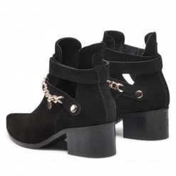 Bottes Et Autres Bottines KARINO - 3969/003-P Czarny/Welur Noir -G-Shock Soldes Magasin 0000209212082 02 rz