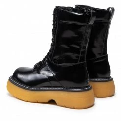 Bottes Et Autres Bottines KARINO - 3971/090-F Czarny/Lakier Noir -G-Shock Soldes Magasin 0000209212112 02 sw