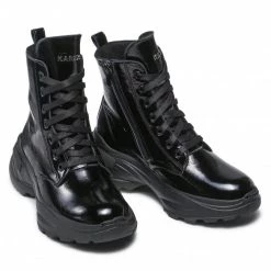 Bottes Et Autres Bottines KARINO - 3980/090-F Noir Noir -G-Shock Soldes Magasin 0000209212129 04 rz