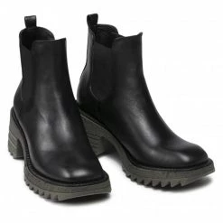 Bottes Et Autres Bottines KARINO - 4013/076-P Noir Noir -G-Shock Soldes Magasin 0000209374346 03 rz