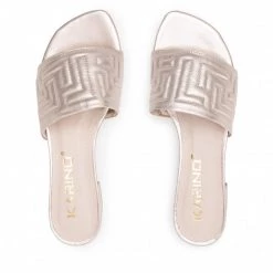 Mules Et Sandales Mules / Sandales De Bain KARINO - 3839/074-P Złoty Or -G-Shock Soldes Magasin 0000209454161 03 mk