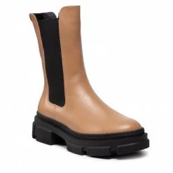 Bottes Et Autres Bottines Chelsea KARINO - 4133/007-F Ceimny Beż/Lico Marron