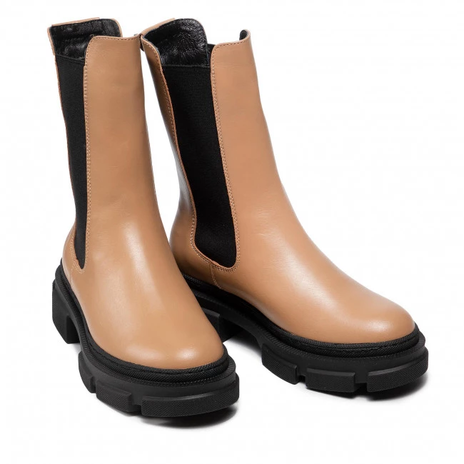 Bottes Et Autres Bottines Chelsea KARINO - 4133/007-F Ceimny Beż/Lico Marron 7 Bottes Et Autres Bottines Chelsea KARINO - 4133/007-F Ceimny Beż/Lico Marron – Image 5