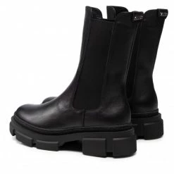 Bottes Et Autres Bottines KARINO - 4133-076/-F Czarny/Lico Noir -G-Shock Soldes Magasin 0000209647556 02 bs kopia