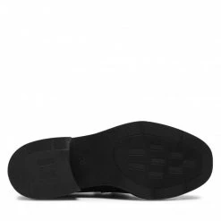 Chaussures Basses Loafers KARINO - 3940/053-P Czarny/Biały Noir -G-Shock Soldes Magasin 0000209785982 04 rz