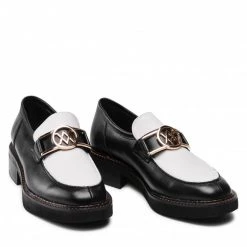 Chaussures Basses Loafers KARINO - 3940/053-P Czarny/Biały Noir -G-Shock Soldes Magasin 0000209785982 08 rz