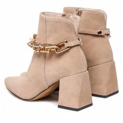 Bottes Et Autres Bottines KARINO - 3977/001-P Beż Beige -G-Shock Soldes Magasin 0000300312568 03 rz