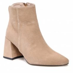 Bottes Et Autres Bottines KARINO - 3977/001-P Beż Beige -G-Shock Soldes Magasin 0000300312568 09 rz