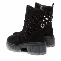 Bottes Et Autres Bottines KARINO - 4041/003-P Czarny/Welur Noir -G-Shock Soldes Magasin 0000300312681 02 ki