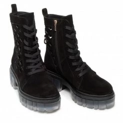Bottes Et Autres Bottines KARINO - 4041/003-P Czarny/Welur Noir -G-Shock Soldes Magasin 0000300312681 06 ki