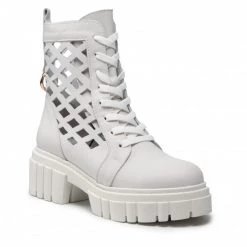 Bottes Et Autres Bottines KARINO - 4041/010-P Biały/Lico Blanc