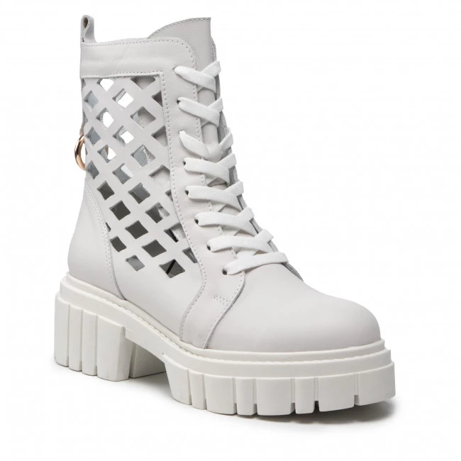 Bottes Et Autres Bottines KARINO - 4041/010-P Biały/Lico Blanc 3 Bottes Et Autres Bottines KARINO - 4041/010-P Biały/Lico Blanc