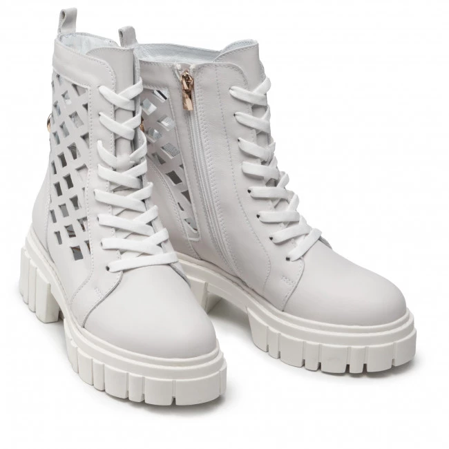 Bottes Et Autres Bottines KARINO - 4041/010-P Biały/Lico Blanc 7 Bottes Et Autres Bottines KARINO - 4041/010-P Biały/Lico Blanc – Image 5