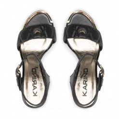 Mules Et Sandales Sandales KARINO - 4094/076-P Czarny/Lico Noir -G-Shock Soldes Magasin 0000300313275 07 mg kopia