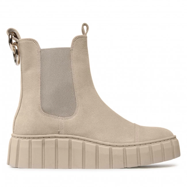 Bottes Et Autres Bottines KARINO - 4147/022-P C.Beż/Welur Beige 4 Bottes Et Autres Bottines KARINO - 4147/022-P C.Beż/Welur Beige – Image 2