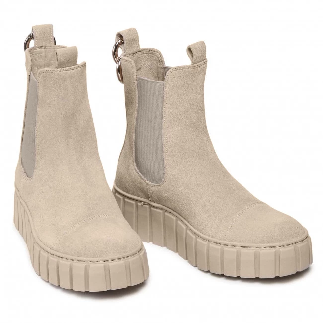 Bottes Et Autres Bottines KARINO - 4147/022-P C.Beż/Welur Beige 7 Bottes Et Autres Bottines KARINO - 4147/022-P C.Beż/Welur Beige – Image 5