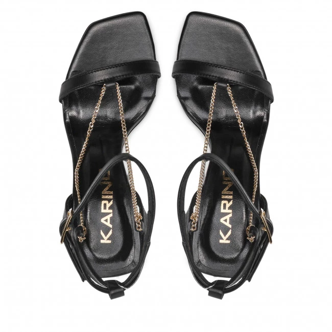 Mules Et Sandales Sandales KARINO - 3974/076-P Czarny/Lico Noir 8 Mules Et Sandales Sandales KARINO - 3974/076-P Czarny/Lico Noir – Image 6