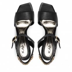 Mules Et Sandales Sandales KARINO - 4034/076 Czarny/Lico Noir -G-Shock Soldes Magasin 0000300314043 04 ts