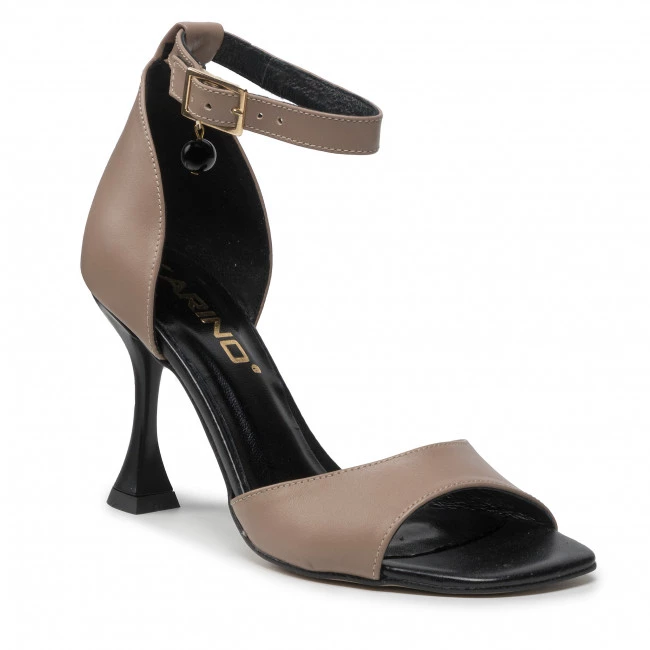 Mules Et Sandales Sandales KARINO - 4109/007-P Ciemny Beż/Lico Beige 3 Mules Et Sandales Sandales KARINO - 4109/007-P Ciemny Beż/Lico Beige