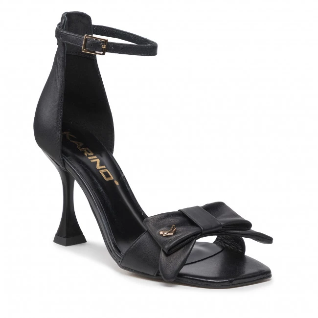 Mules Et Sandales Sandales KARINO - 4177/076-P Czarny/Lico Noir 3 Mules Et Sandales Sandales KARINO - 4177/076-P Czarny/Lico Noir