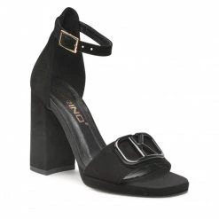 Mules Et Sandales Sandales KARINO - 4213/003-P Czarny Welur Noir